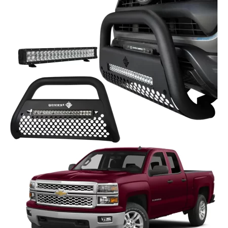 Kit Burrera Ultra Bar Silverado 2014 - 2015 + Barra Luz Led