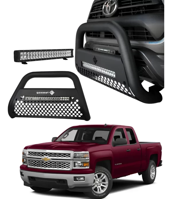 Kit Burrera Ultra Bar Silverado 2014 - 2015 + Barra Luz Led