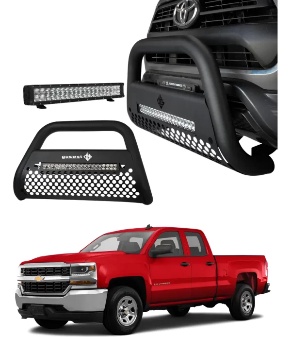 Kit Burrera Ultra Bar Para Silverado 2016 - 2018 + Barra Led