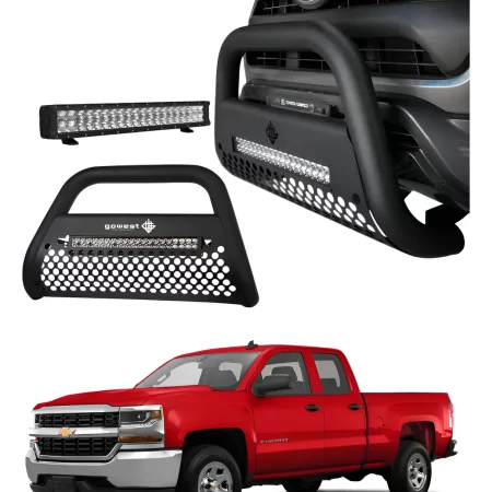 Kit Burrera Ultra Bar Para Silverado 2016 - 2018 + Barra Led