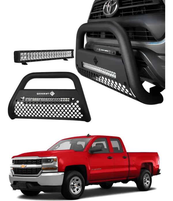 Kit Burrera Ultra Bar Para Silverado 2016 - 2018 + Barra Led
