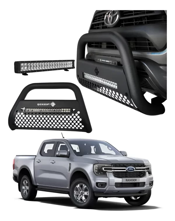 Kit Burrera Ultra Bar Para Ranger 2023 - 2024 + Barra Led