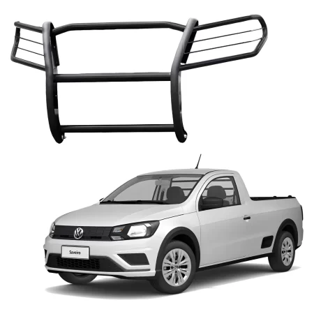 Burrera Euroguard Negra Para Volkswagen Saveiro 2017 - 2023