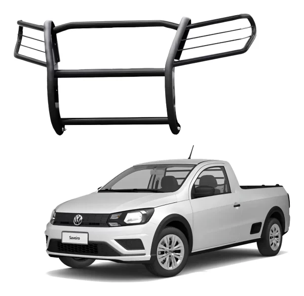 Burrera Euroguard Negra Para Volkswagen Saveiro 2017 - 2023