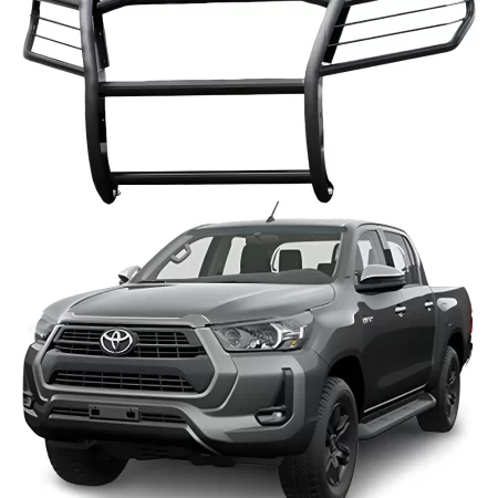 Burrera Euroguard Negra Para Toyota Hilux 2021 - 2024