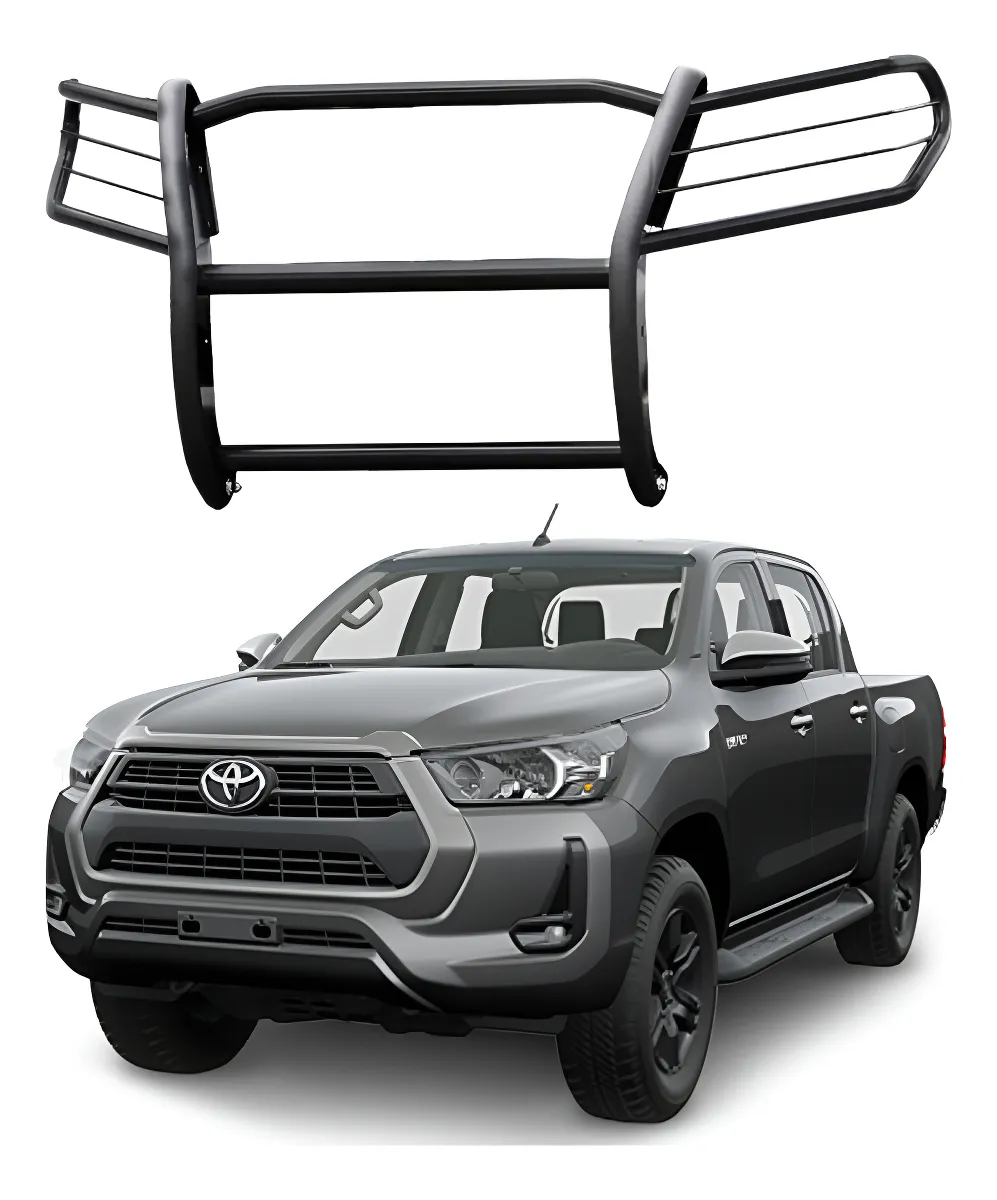 Burrera Euroguard Negra Para Toyota Hilux 2021 - 2024 - Image 1