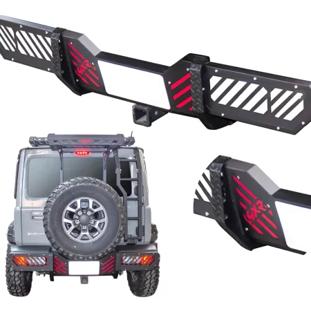 Bumper Trasero 4xr Para Suzuki Jimny C/ Tiron 2021 - 2025