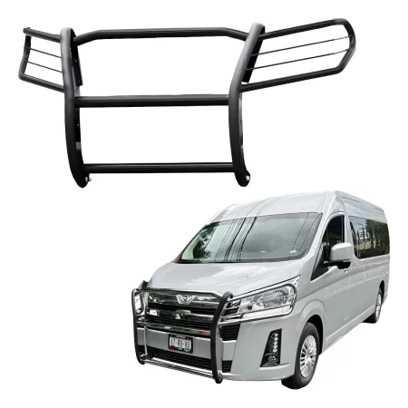 Burrera Cubre Faros Compatible Con Toyota Hiace 2025 Negro