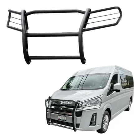 Burrera Cubre Faros Compatible Con Toyota Hiace 2025 Negro