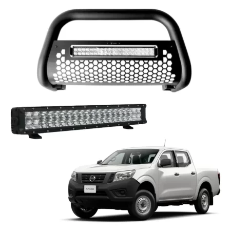 Burrera Tumbaburros Con Barra Led Frontier/np300 2021-2024
