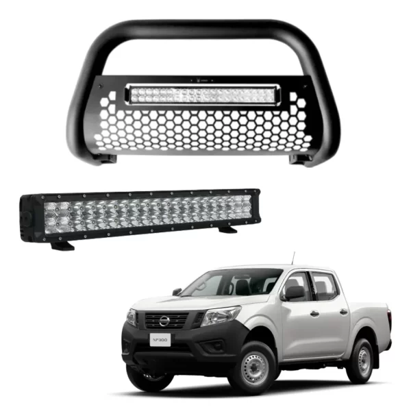 Burrera Tumbaburros Con Barra Led Frontier/np300 2021-2024