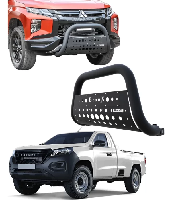 Burrera Tumbaburros Black Dodge Ram 1200 2025 C/ Portaplacas