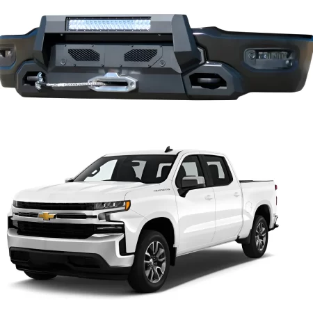 Bumper Delantero Para Winch Chev Silverado 1500 2019-2021