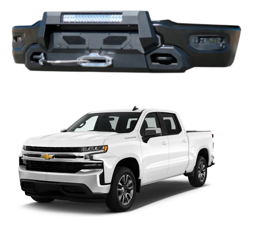 Bumper Delantero Para Winch Chev Silverado 1500 2019-2021 - Image 1