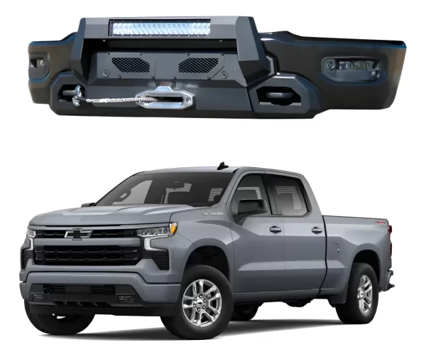Bumper Delantero Para Winch Chev Silverado 1500 2022-2024