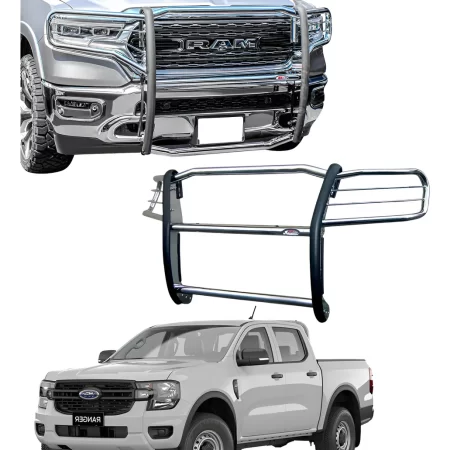 Burrera Super Bronco Cromada Para Ford Ranger 2017 - 2022