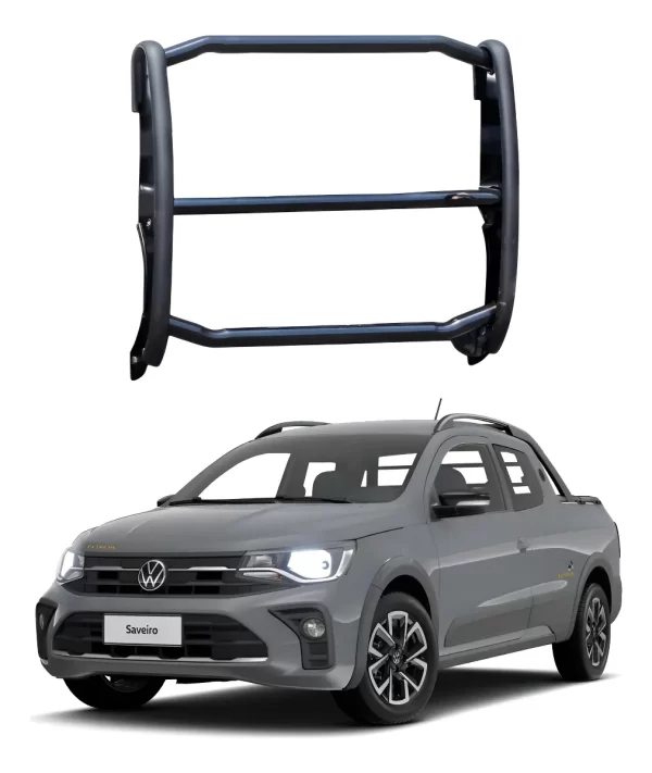 Centro De Burrera Defensa Volkswagen Saveiro 2014-2024