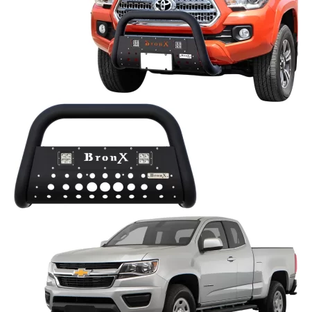 Burrera Black Para Chevrolet Colorado 2013 - 2015 + 2 Faros