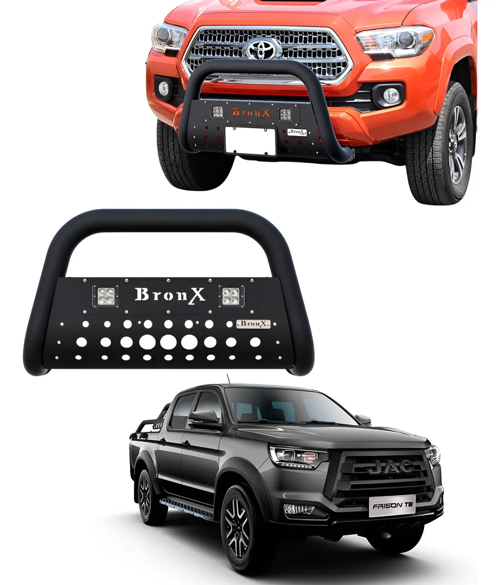 Kit Burrera Black Para Jac Frison T8 2021 - 2024 + 2 Led - Image 1