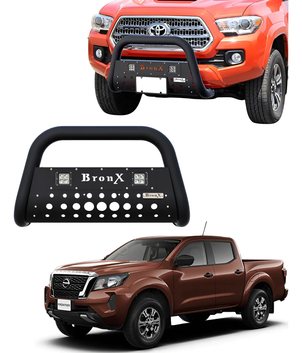 Kit Burrera Black Nissan Np300 Frontier 2016 - 2020 + 2 Led - Image 1