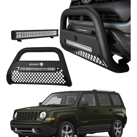 Combo Burrera Ultra Bar Jeep Patriot 2011 - 2017 + Luz Led