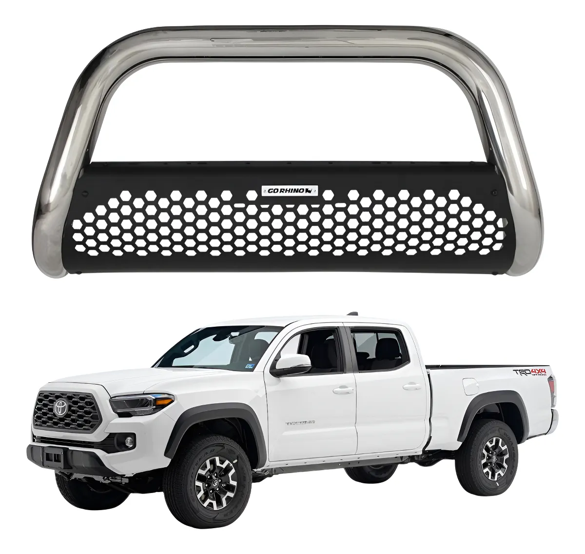 Burrera Defensa Rc2 Inox Para Tacoma 2024- 2025 Realtruck - Image 1