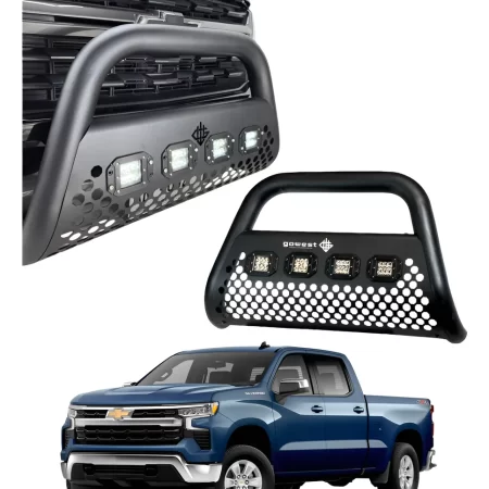 Burrera Ultra Bar 4 Faros Chevrolet Silverado 2019 - 2024