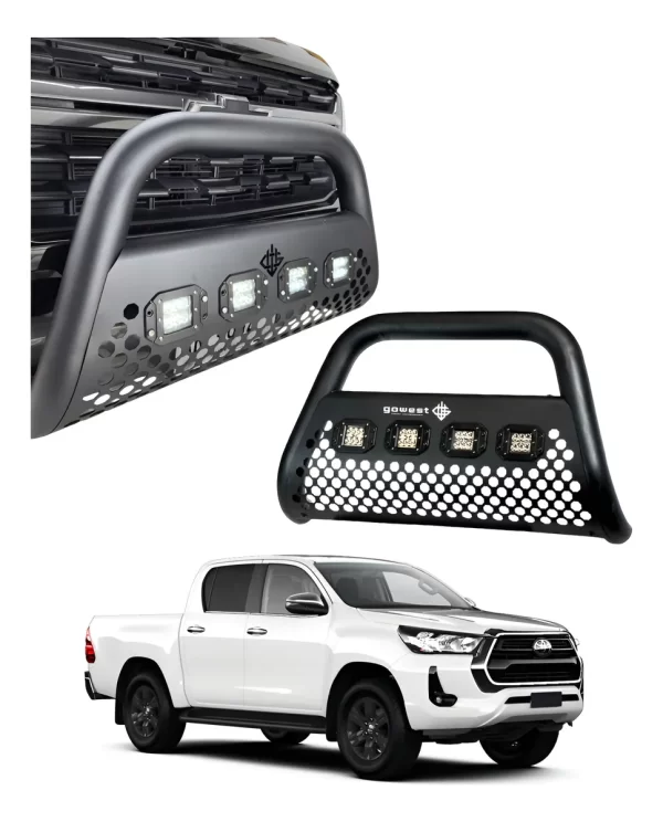 Burrera Ultra Bar 4 Faros Hilux Platinum 2021-2024