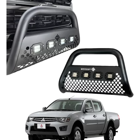 Burrera Ultra Bar 4 Faros P/ Mitsubishi L200 2008 - 2015