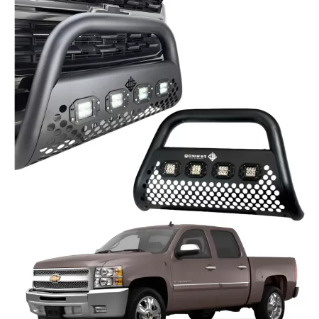 Burrera Ultra Bar 4 Faros P/ Chevrolet Silverado 2007 - 2013