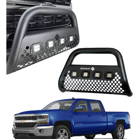 Burrera Ultra Bar 4 Faros Chevrolet Silverado 2016 - 2018
