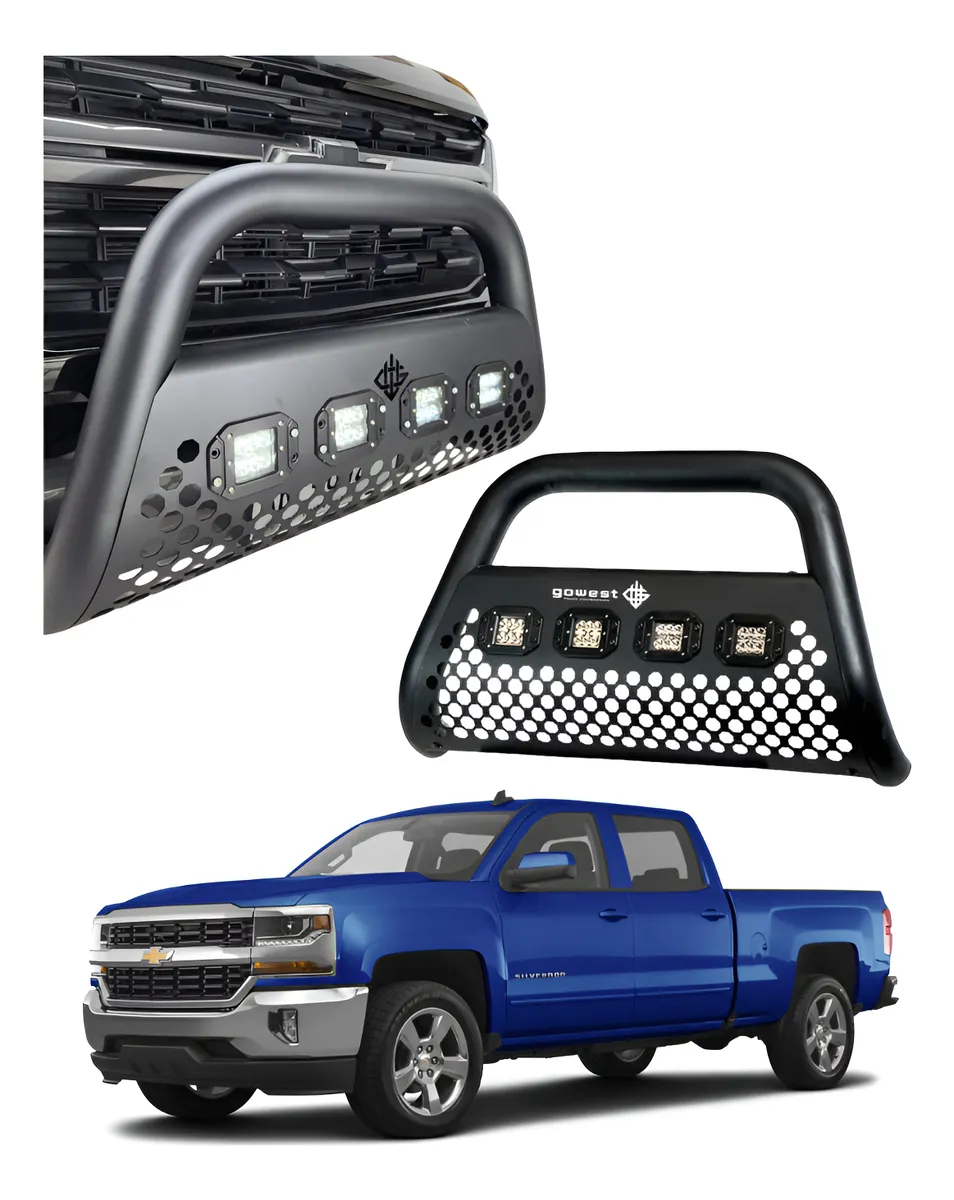 Burrera Ultra Bar 4 Faros P/ Chevrolet Silverado 2016 - 2018 - Image 1