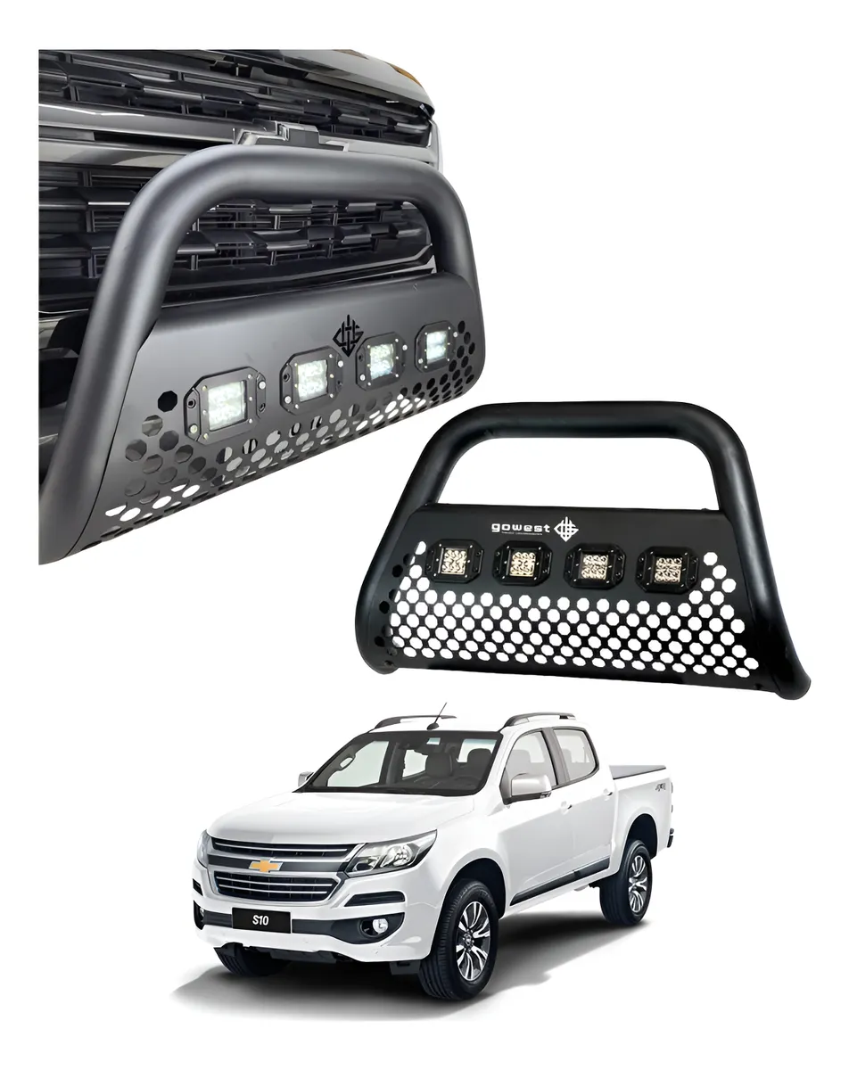 Burrera Ultra Bar 4 Faros Chevrolet S10 2016 - 2021 - Image 1