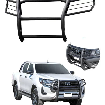 Burrera Defensa Cubre Faros Hilux Gasolina/diesel 21-24