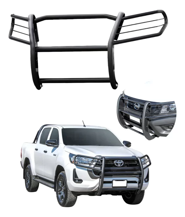 Burrera Defensa Cubre Faros Hilux Gasolina/diesel 2021-2024