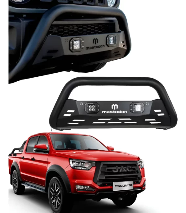 Burrera Delantera Rage 2 Faros P/ Jac Frison T8 2020 - 2024