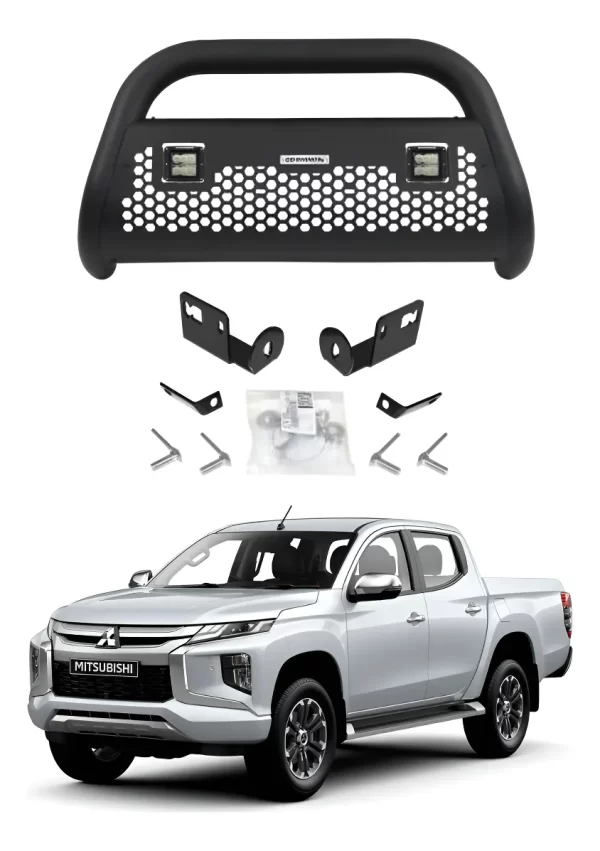 Burrera Defensa Rc2 Lr2 C/luz Mitsubishi L200 2016 - 2022