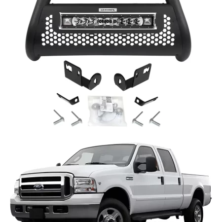 Burrera Defensa Rc2 Lr20 C/luz Ford F-150/250/350 1999-2007