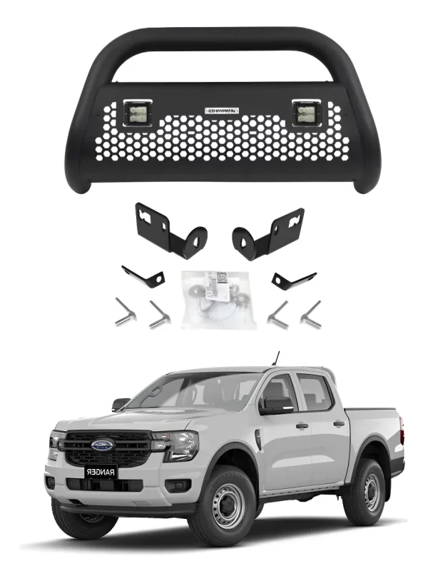 Burrera Defensa Rc2 Lr2 C/luz Ford Ranger 2016 - 2022