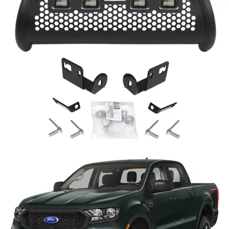 Burrera Defensa Rc2 Lr4 C/ Luz Ford Ranger 2013 - 2022