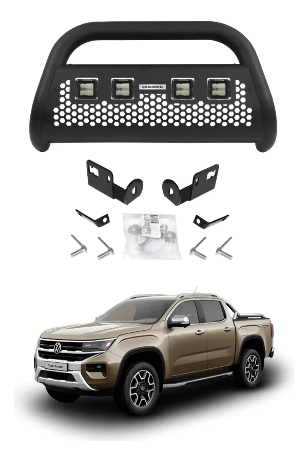 Burrera Defensa Rc2 Lr4 C/ Luz Vw Amarok 2016 - 2024