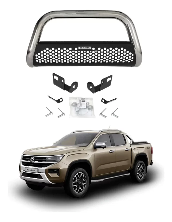 Burrera Defensa Rc2 Inox. Vw Amarok 2016 - 2024