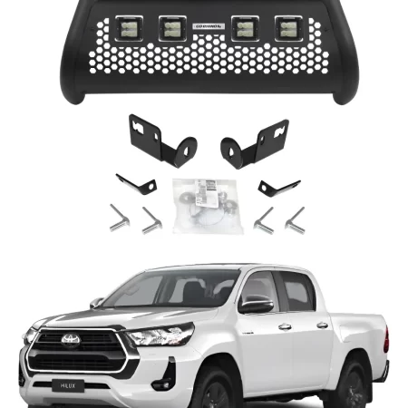 Burrera Defensa Rc2 Lr4 C/ Luz Toyota Hilux 2016 - 2025