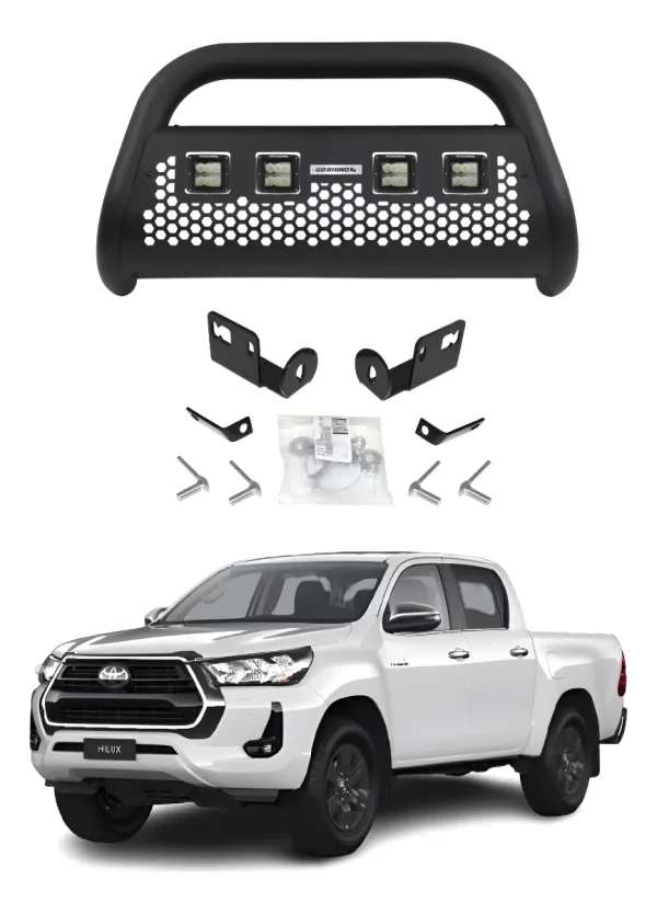 Burrera Defensa Rc2 Lr4 C/ Luz Toyota Hilux 2016 - 2025