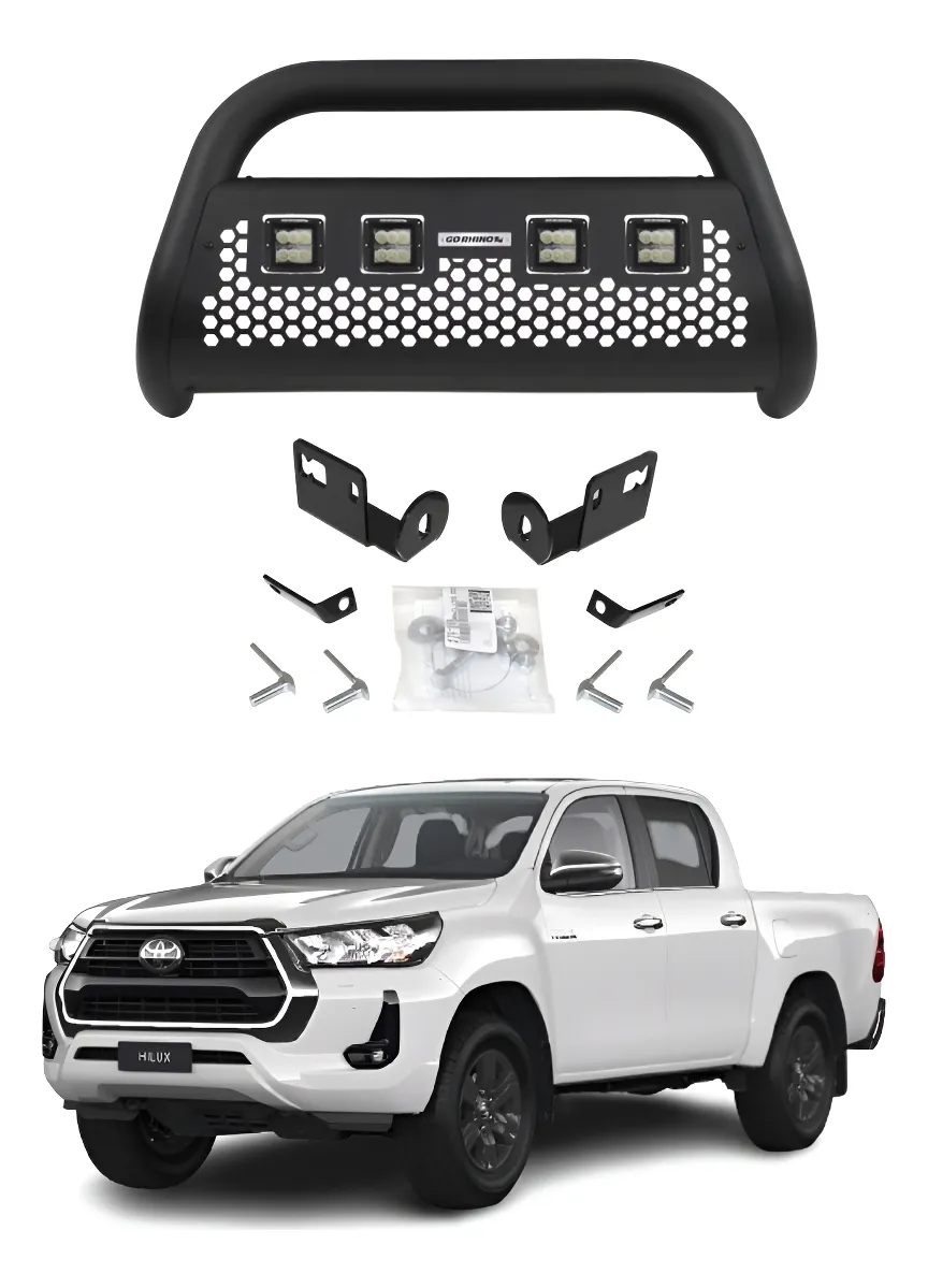Burrera Defensa Rc2 Lr4 C/ Luz Toyota Hilux 2016 - 2025 - Image 1