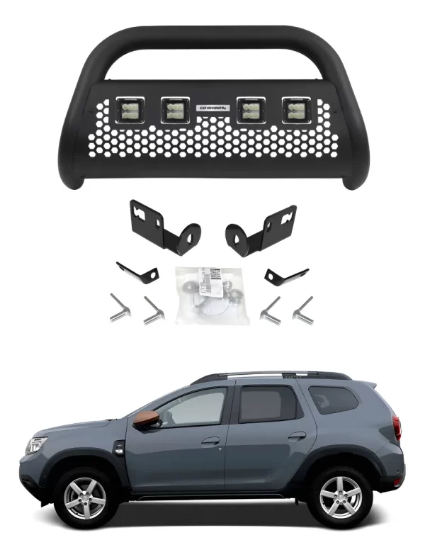 Burrera Defensa Rc2 Lr4 C/ Luz Duster / Oroch 2015 - 2021