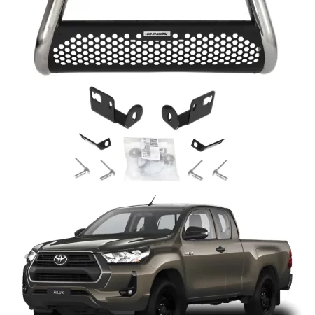 Burrera Defensa Rc2 Inox. Toyota Hilux 2016 - 2025