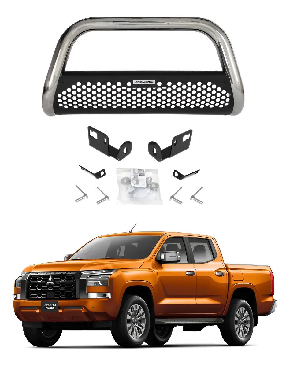 Burrera Defensa Rc2 Inox. Mitsubishi L200 2016 - 2024 - Image 1