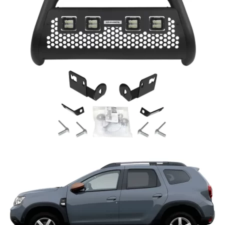 Burrera Defensa Rc2 Lr4 C/ Luz Duster / Oroch 2015 - 2021