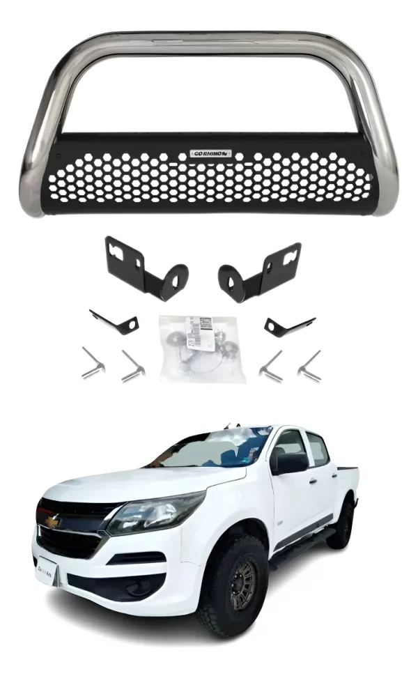 Burrera Defensa Rc2 Inox. Chevrolet S10 2016 - 2017